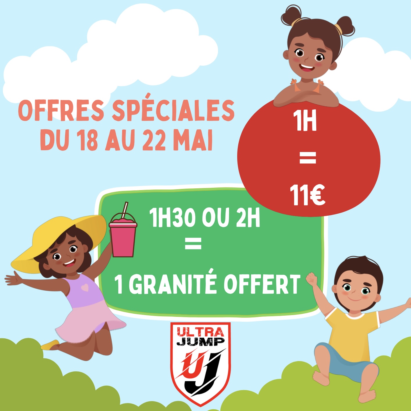 Colourful Fun Happy Illustration Kids' Summer Camp Flyer-6